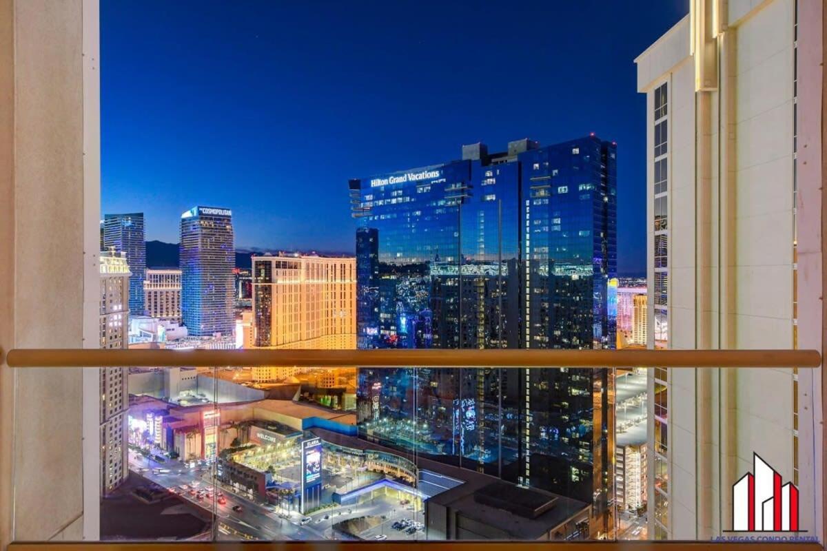 Mgm Signature-33-711 F1 Track & Strip View Balcony Las Vegas Bagian luar foto