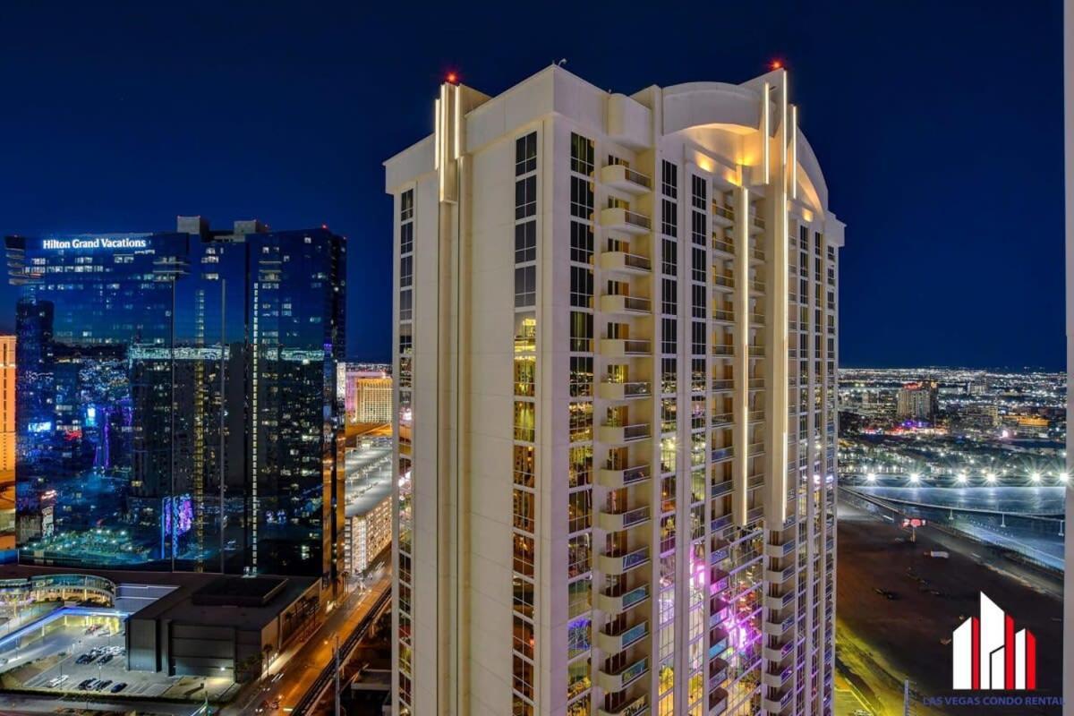 Mgm Signature-33-711 F1 Track & Strip View Balcony Las Vegas Bagian luar foto
